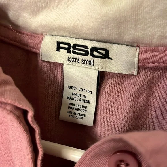 Pink and green RSG cropped Long sleeve - Picture 3 of 5